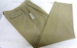 NWT Country Road Australia Pleat Front Cotton Khaki Casual Work Wear Pan... - $59.39