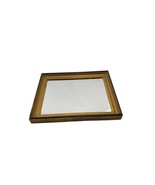 Vintage Rectangular Wood Wall Mirror Art Deco No. 3468 - $274.17 MXN