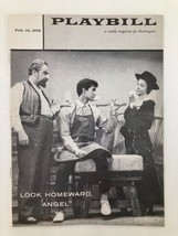 1958 Playbill Ethel Barrymore Theatre Anthony Perkins in Look Homeward, ... - £11.17 GBP