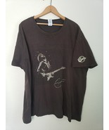 Eric Clapton 2013 Tour 50 Year Anniversary Brown 2-Sided T Shirt Adult X... - $15.06 CAD
