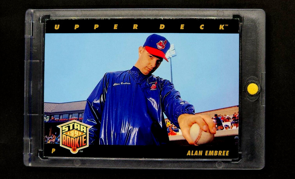 Primary image for 1993 UD Upper Deck #12 Alan Embree RC Star Rookie Cleveland Baseball Card