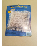 Creative Moments Candlewick Kit #8268 &quot;HOME SWEET HOME&quot; 13&quot; Pillow (NEW) - £7.78 GBP