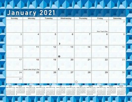 2021 Monthly Magnetic/Desk Calendar - 12 Months  - (Edition #03) - £10.28 GBP