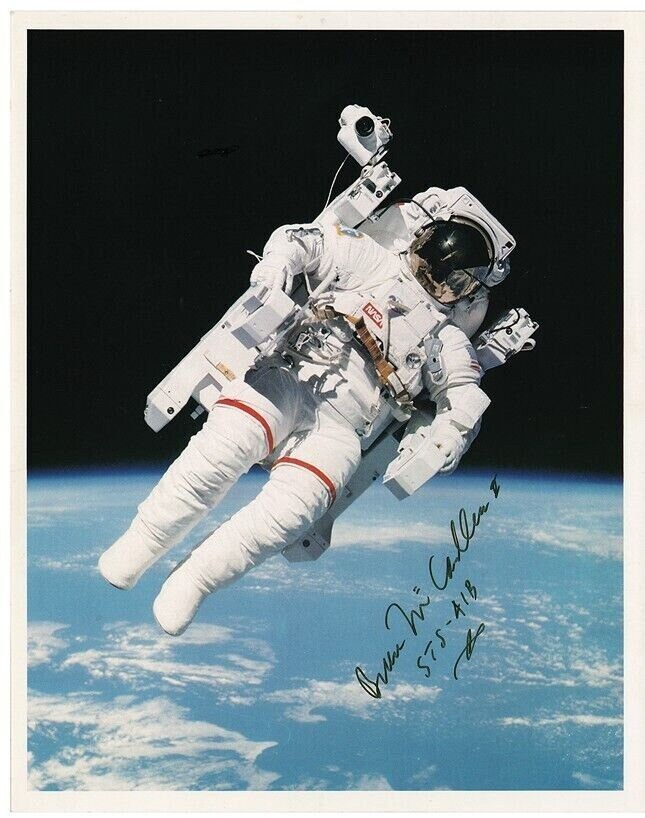 Primary image for Bruce McCandless II Autographed Signed Photo Space untethered spacewalk NASA COA