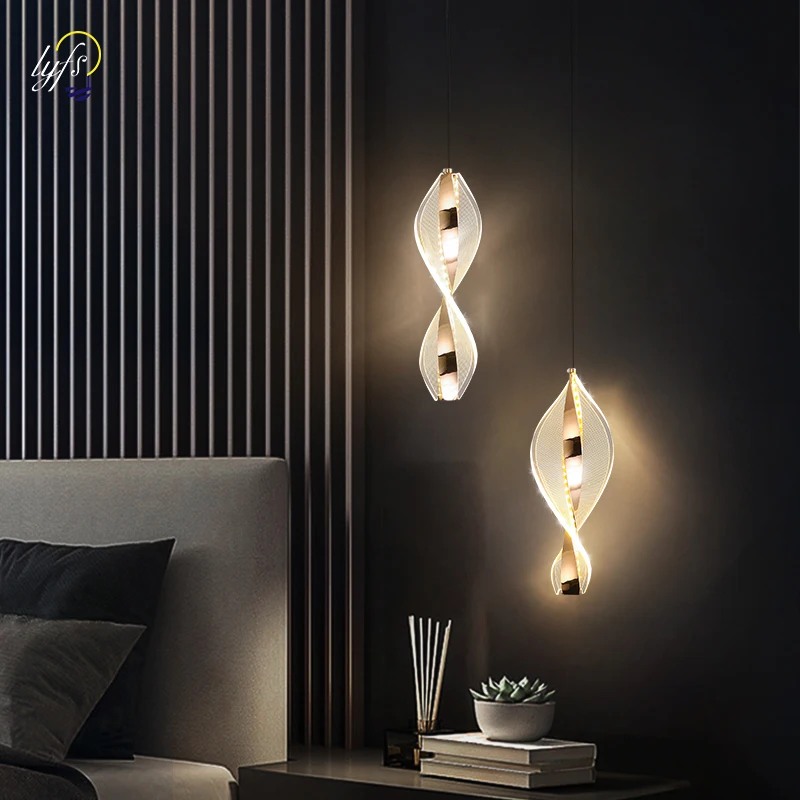 Lamp hanging lamps for interior living lighting bedroom bedside home decoration pendant thumb200