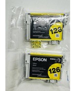 2 Genuine Epson 126 Black Ink Cartridge NX625 WF7010 WF7510 WF7520 WF3520 WF3540 - $29.69