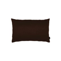 Set Of Two 12&quot; X 20&quot; Brown Zippered Polyester Lumbar Pillow Cover - £30.32 GBP