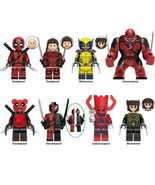 Deadpool Wolverine Venompool Big Pandapool Marvel Minifigure Set Brick Toy - $4.99+