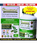 Premium Moringa Oleifera Capsules 10700 MG &amp; Black Pepper Maximum Benefi... - $16.82