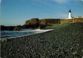 Yaquina Head Lighthouse Oregon Newport rocky beach Pacific Ocean - £3.70 GBP