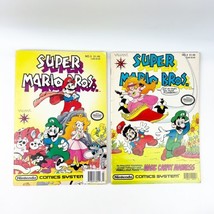 Vintage Super Mario Bros No. 2 &amp; 3 Nintendo Valiant 1990 Newsstand Variant - £39.17 GBP