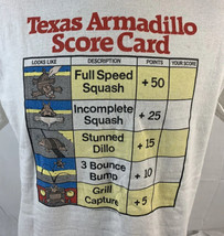 Vintage Texas T Shirt Armadillo Logo Humor Promo Tourist Tee Crew Mens Large 90s - £19.74 GBP