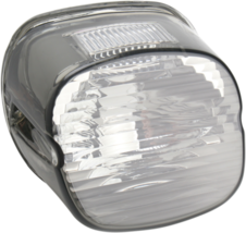 Drag Specialties Laydown Taillight Lens with Top Tag Window Smoke 2010-0778 - £23.14 GBP