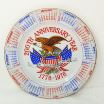 USA Bicentennial Plate 200th Calendar E Pluribus Unum Spencer Gifts 1976 - $12.30