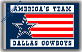 Dallas Cowboys Football Team Memorable Flag 90x150cm3x5ft America&quot;s Team Banner - £11.63 GBP