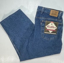 Levis 545 Loose Fit Jeans Mens 48x26 Baggy (Altered) Blue NOS NWT Vintage Y2K - £42.35 GBP