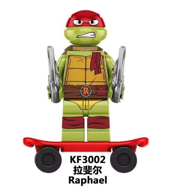 Raphael Teenage Mutant Ninja Turtles Game Building Blocks Minifigure  - $4.95
