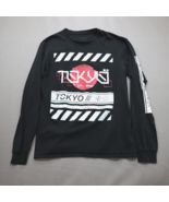 Tokyo Japan Return to Sender Mens Medium Long Sleeve Shirt Black Logo Sl... - £8.13 GBP