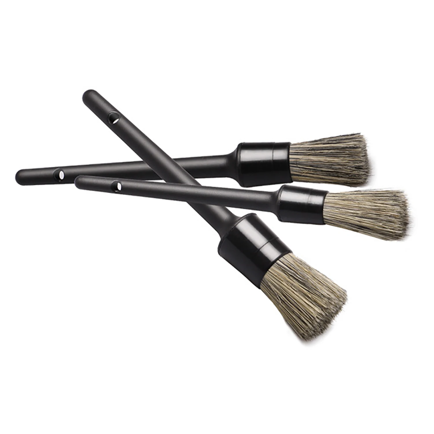 Car Detail Brush Set - 3Pcs Air Vent Cleaning Tools, Dashboard Brush - Auto De - £12.38 GBP