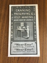 Canning Preserving &amp; Jelly Making Made Easy By Using A Wear Ever Aluminum Canner - £12.10 GBP