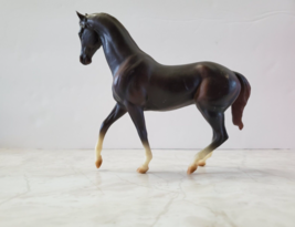 Breyer Horse Dark Brown With White Legs and Feather Look Design on Face ... - $17.50