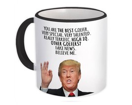 Golfer Funny Trump : Gift Mug Best Golfer Birthday Christmas Jobs - £12.52 GBP