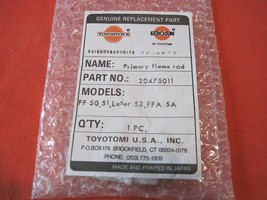 Laser Heater Parts # 20475011  Primary Flame Rod  Laser 52, FF A-5A, FF-... - $25.00
