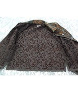 Christopher &amp; Banks Light/Dark Brown &amp; Green Textured Women&#39;s Large Blaz... - $17.42 CAD