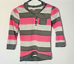 One Step Up Girls Short Sleeve Hoodie Shirt, Size M (10/12) - $5.94