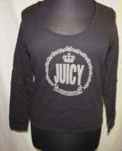 Juicy Couture black waffle knit long sleeve top, Women&#39;s XXL, NWT - £19.74 GBP