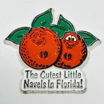Vintage The Cutest Little Navels in Florida State Fridge Magnet 2.25” x 2” - £9.98 GBP