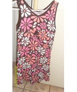 FADED GLORY SUN DRESS SIZE 14-16 DOUBLE RUFFLED V-NECK 100% COTTON PRE-O... - $0.00 MXN
