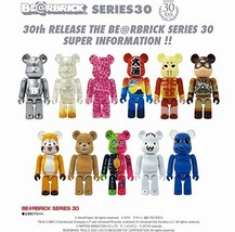 Medicom Toy Be@rbrick BEARBRICK 100% Series 30 1 Figure Random Pick from Box ... - $29.99