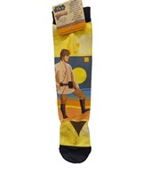 Disney Parks Star Wars Tatooine Yellow Socks Luke Skywalker Adult Size 6-12 NEW - £9.36 GBP