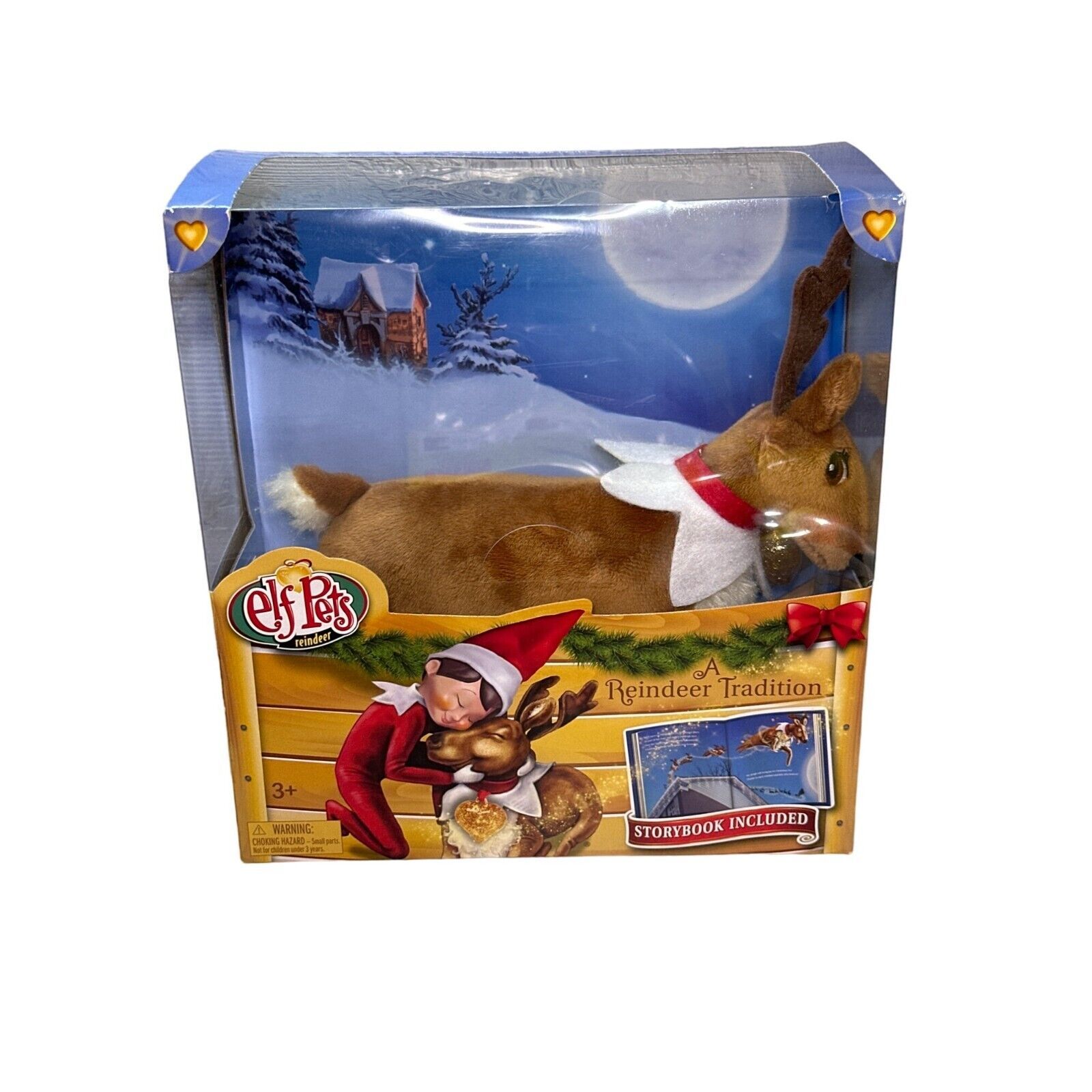 Elf Pets: A Reindeer Tradition Storybook & Plush Elf On The Shelf Pets Book Gift - $36.27