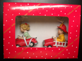 Kurt S Adler Christmas Ornament Dillard&#39;s Trimmings Kids Car Fire Engine Boxed - £11.82 GBP