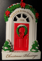 Dayspring Christmas Ornament 2008 From Our House To Yours Arched Doorway Boxed - $8.99