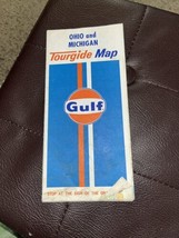 1971 Edition GULF Ohio and Michigan Tourgide Travel Road Map~Box HK - £4.28 GBP