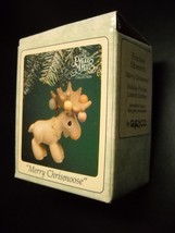 Enesco Precious Moments Christmas Ornament 1995 Merry Chrismoose Origina... - $7.99