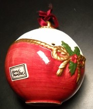 Fitz And Floyd Hand Decorated Fragrance Ceramic Pomander Ornament 1994 Boxed - £8.78 GBP