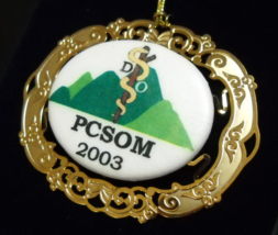 PCSOM Christmas Ornament 2003 Pikeville College School of Osteopathic Me... - £11.91 GBP