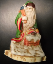 Santa&#39;s Of The Nations Christmas Ornament 1991 Italy San Nicola Figurine Boxed - £8.78 GBP