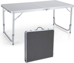 Alpha Camp Offers A 4 Feet Folding Camping Table Made Of Aluminum That Can Be - £64.44 GBP
