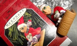 Hallmark Keepsake Christmas Ornament 1998 Maxine and Floyd on Toboggan Boxed - £5.60 GBP