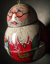 Hallmark Keepsake Ornament 1991 Jolly Wolly Santa Pressed Tin in Orignal... - $13.99