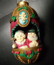 Carlton Cards Heirloom Christmas Ornament 1995 It&#39;s Showtime Lighted Fac... - £15.14 GBP