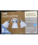 Feit Electric Brushed Stainless Steel 20in x 8in 71923 * White Alabaster... - $379.80 MXN