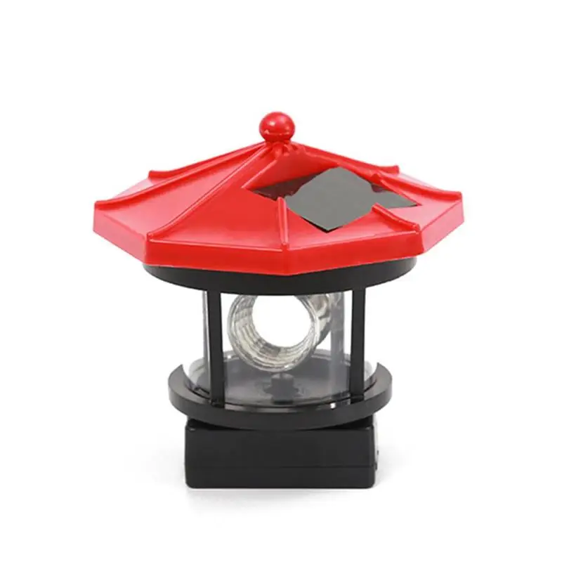 Solar Lights Lighthouse Lawn Light Plastic LED 360-degree Rotating scape Lamp Be - £150.67 GBP