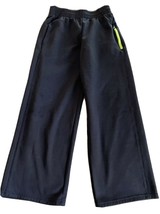 Champion Boys Black Neon Yellow Zipper Pocket Athletic Pants 8-10 - £6.55 GBP