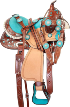 STG Premium Western Horse Pleasure Saddle Riding/Showman Saddle 12&quot; to 18&quot; - £302.29 GBP+